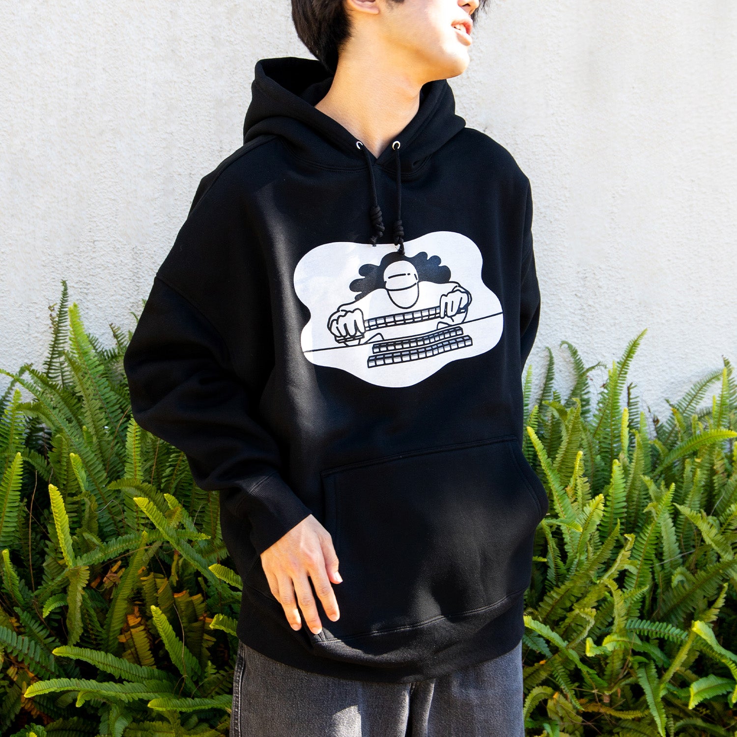 ニコノマニマニ 2024AW ビッグシルエットパーカー 'TSUBAME CHANGE