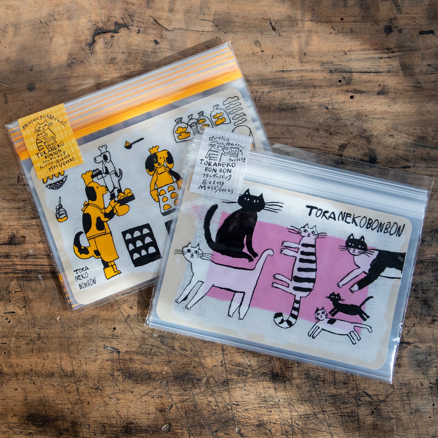 トラネコボンボン フリーザーバッグ M – ニコノマニマニ雑貨店