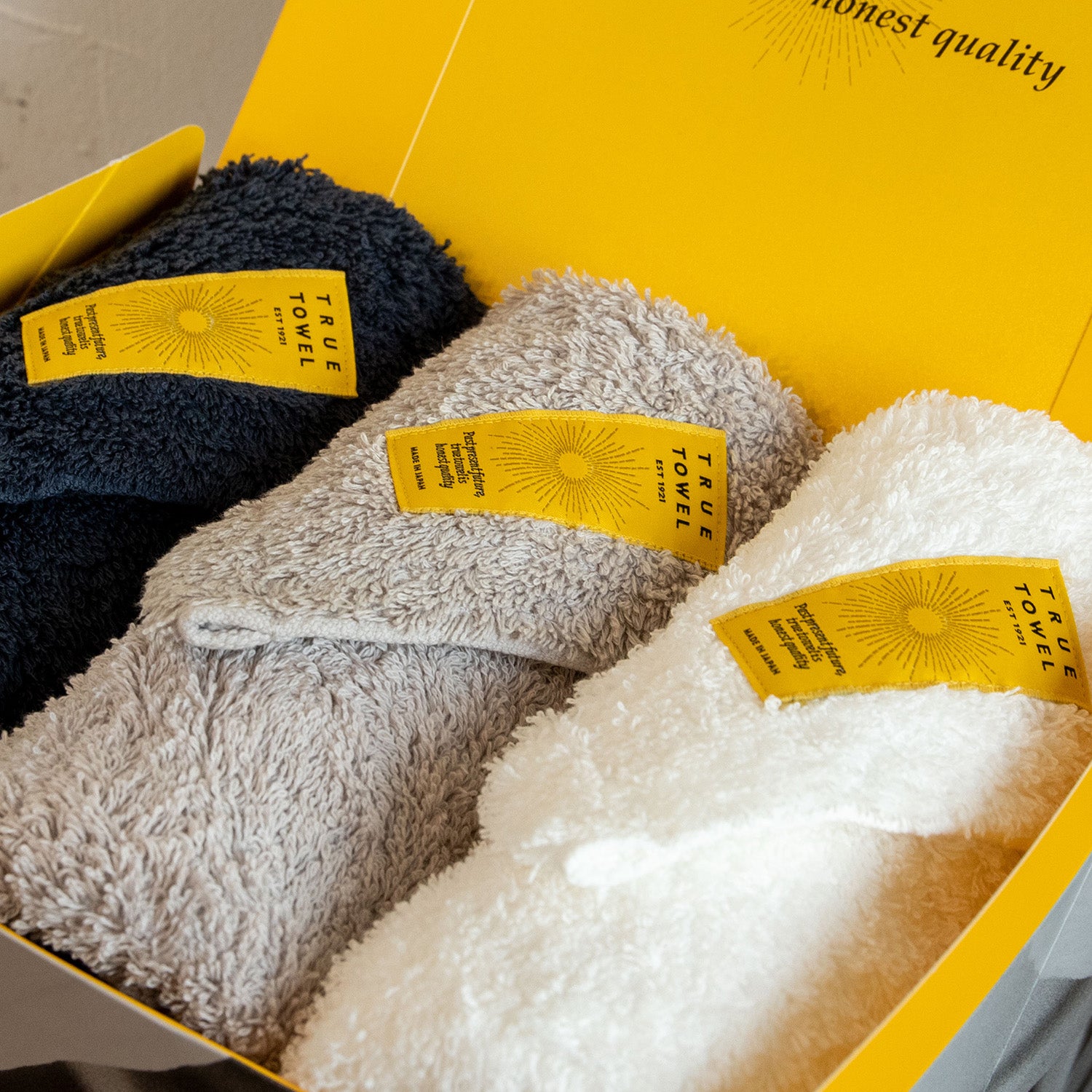 TRUE TOWEL/トゥルータオル classic SUGOI フェイスタオル 3枚 セット