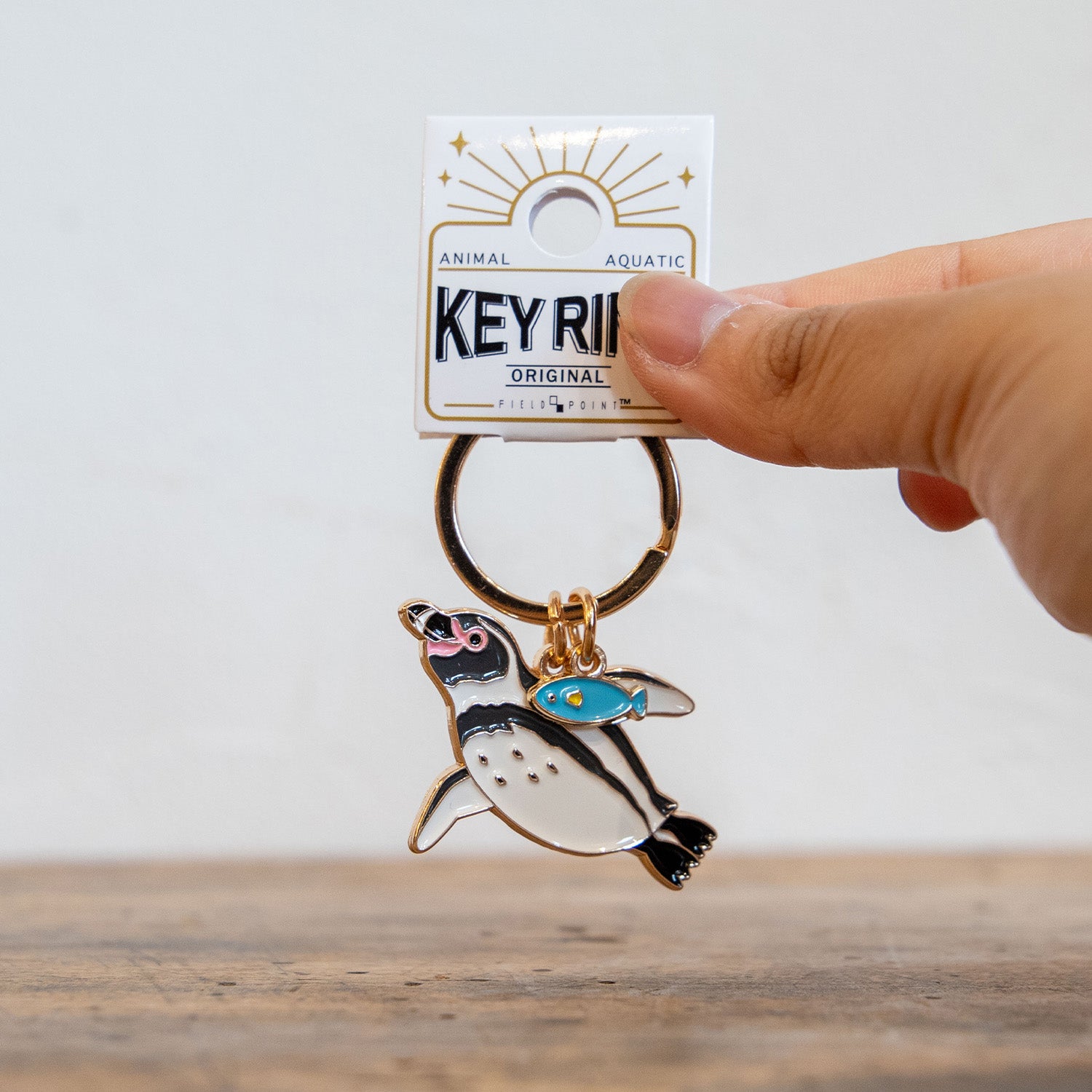 キーホルダー アクアチックキーリング フンボルトペンギン