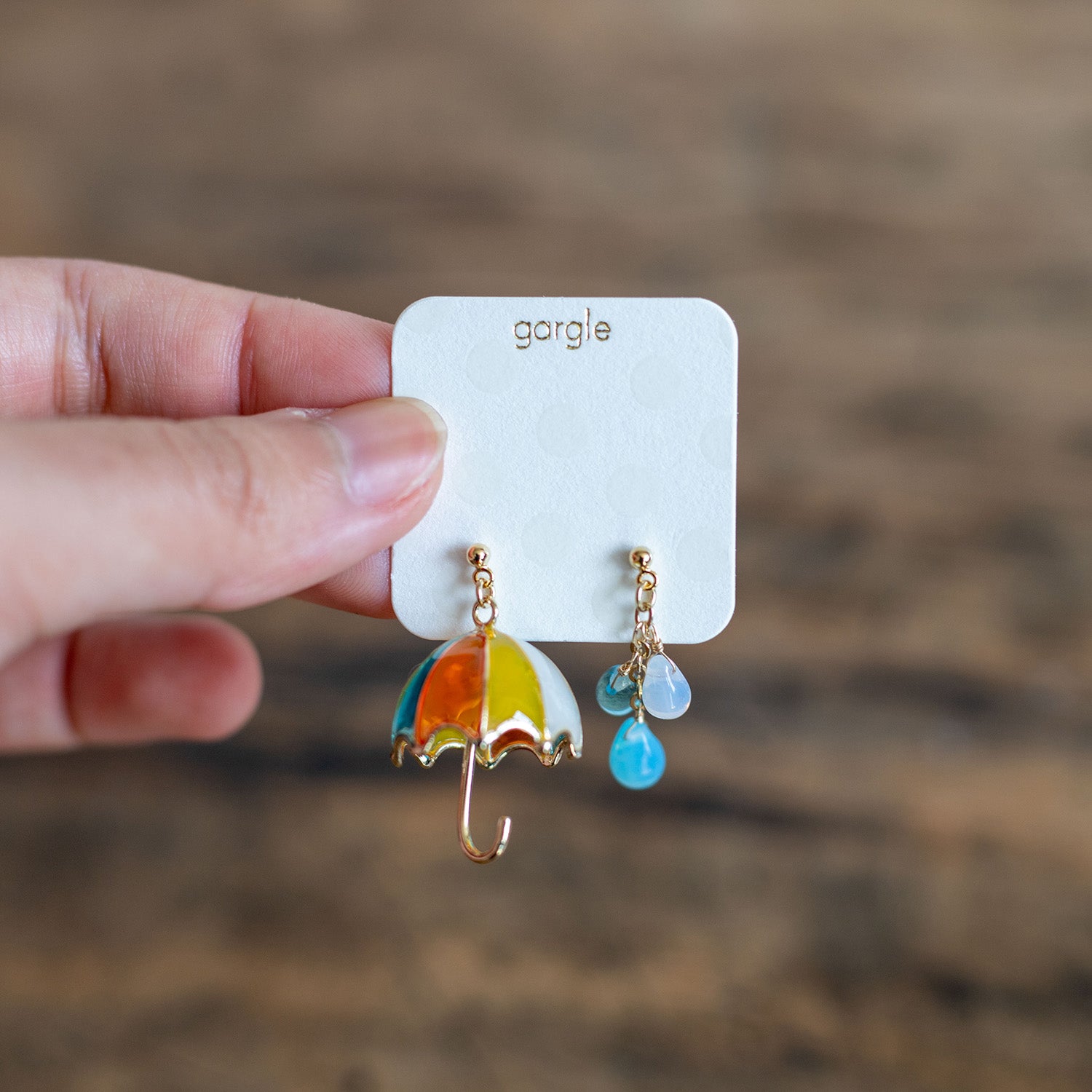 gargle/ガーグル 楽しい雨の日 ピアス – ニコノマニマニ雑貨店