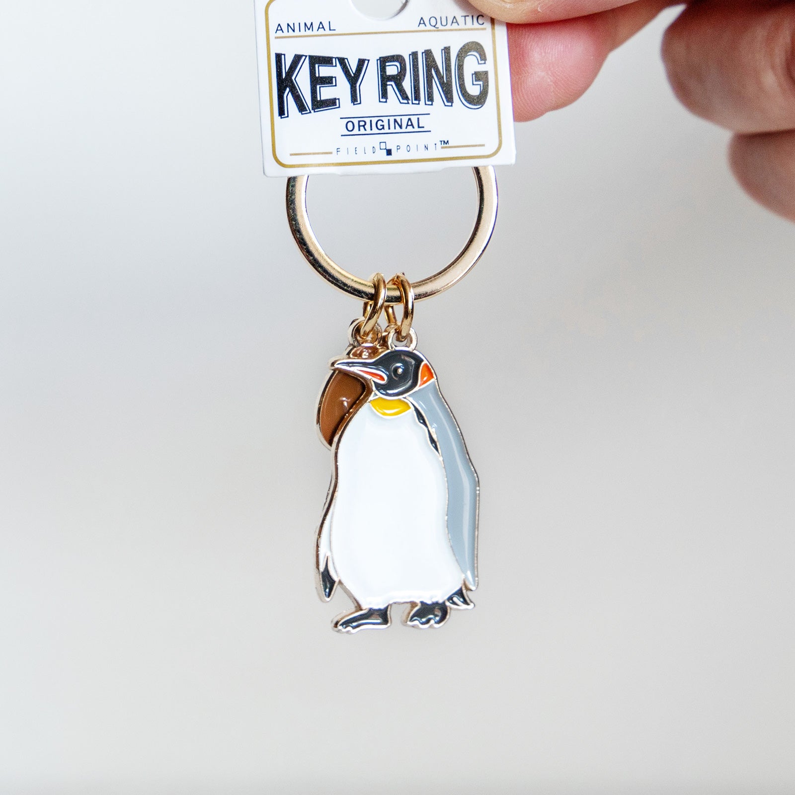 キーホルダー アクアチックキーリング キングペンギン