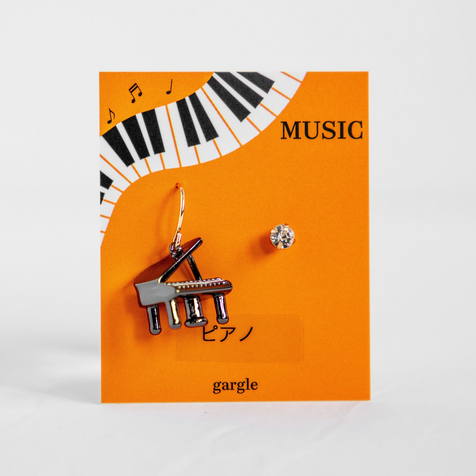 gargle/ガーグル ミニチュア楽器 ピアノ ピアス – ニコノマニマニ雑貨