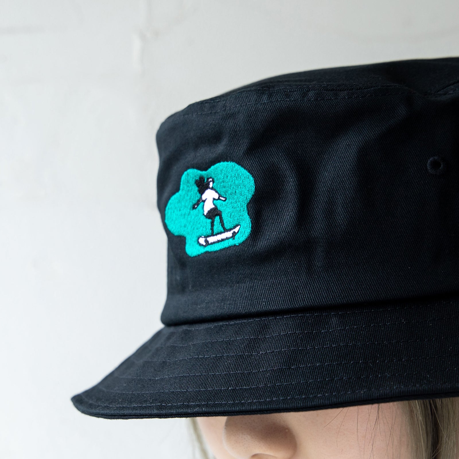 ニコノマニマニ雑貨店　オリジナル コットン ハット ‘SK8TE GIRL’