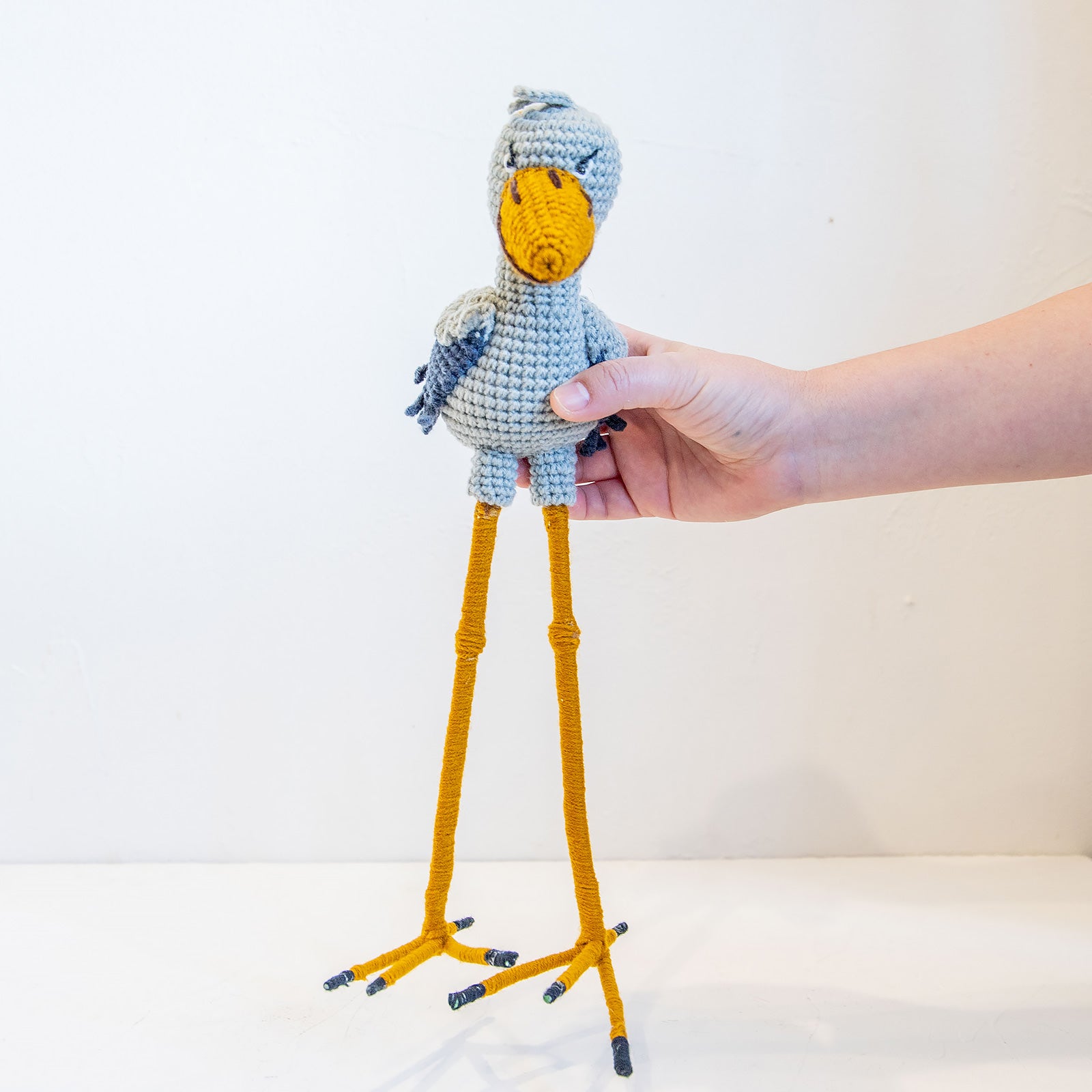 あみぐるみ　 ビッグ ハシビロコウ