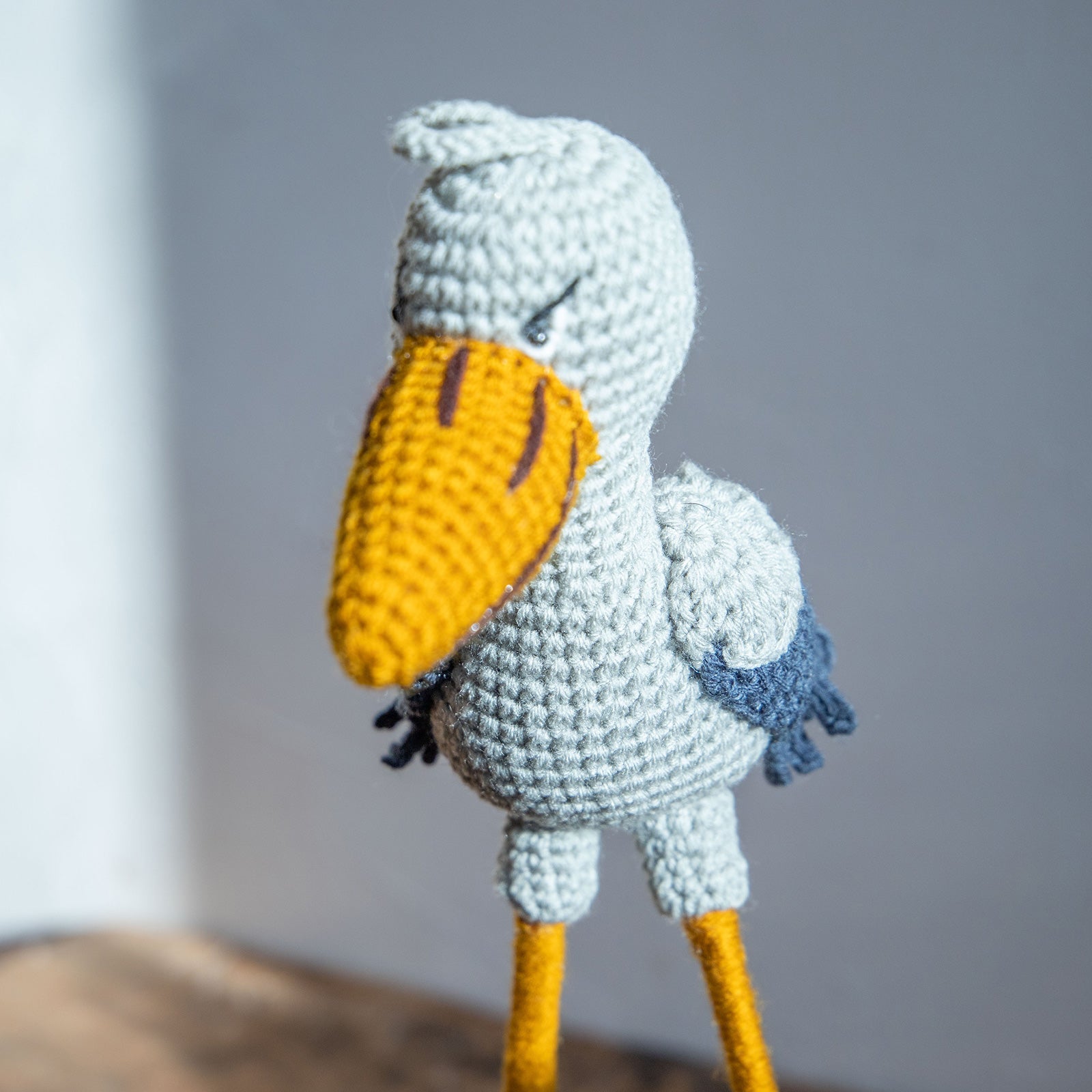 あみぐるみ　 ビッグ ハシビロコウ