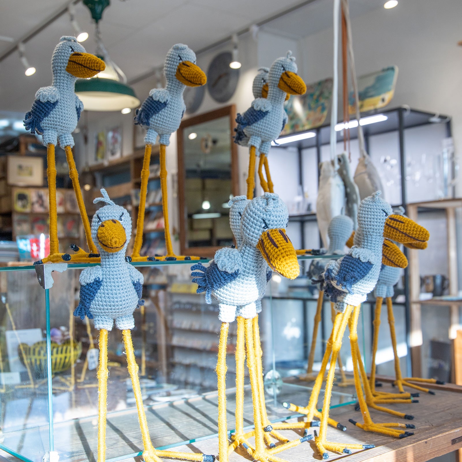 あみぐるみ　 ビッグ ハシビロコウ