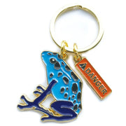 キーホルダー　アニマルキーリング コバルトヤドクガエル