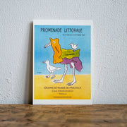 Raymond Savignac/レイモン・サヴィニャック　ポストカード (海辺の散歩展 1993年)