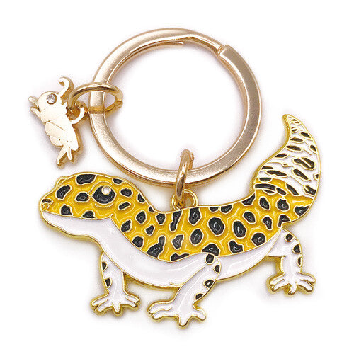 キーホルダー　アニマルキーリング ヒョウモントカゲ