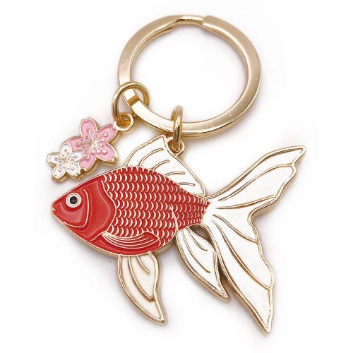 キーホルダー　アクアチックキーリング 金魚
