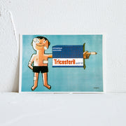 Raymond Savignac/レイモン・サヴィニャック　ポストカード (Tricosterilの絆創膏)