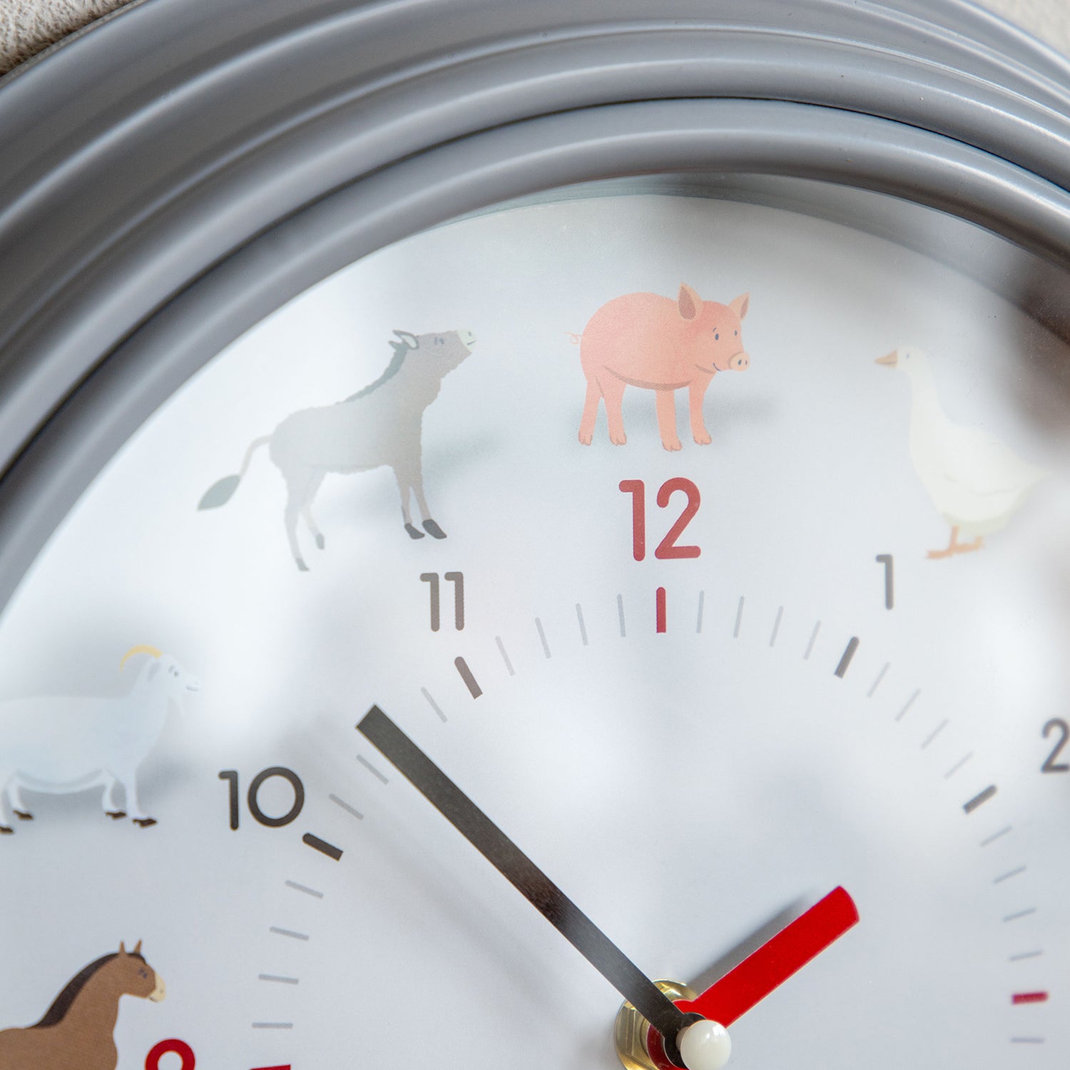 magnet / マグネット 動物たちのおしゃべり時計 TICKY TACKY CLOCK