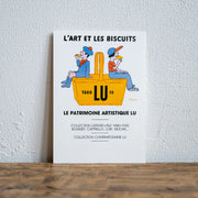 Raymond Savignac/レイモン・サヴィニャック　ポストカード (LU 芸術とビスケット）