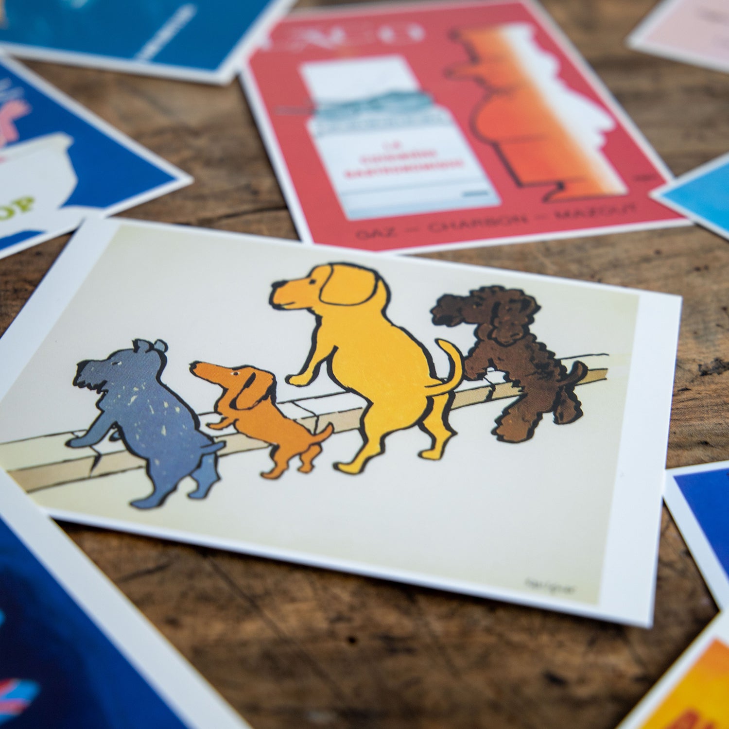 Raymond Savignac/レイモン・サヴィニャック ポストカード (清潔な街