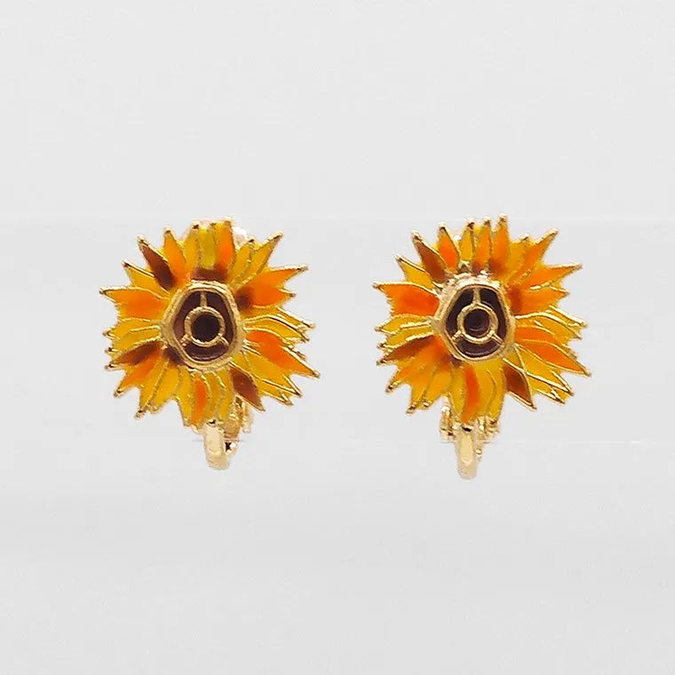 gargle/ガーグル　ゴッホヒマワリ イヤリング