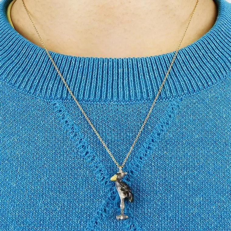 gargle/ガーグル　ハシビロコウ ネックレス