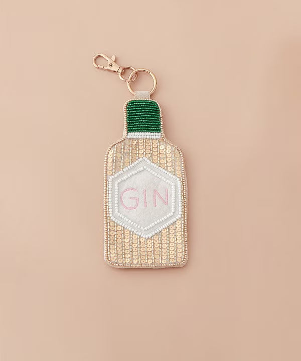 COTTAGE/コテージ　パーティー刺繍 キーポーチ GIN