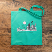 Moomin/ムーミン 　ムーミン谷 トートバッグ グリーン