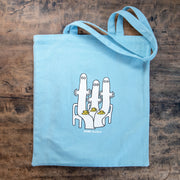 Moomin/ムーミン 　ニョロニョロ トートバッグ ライトブルー