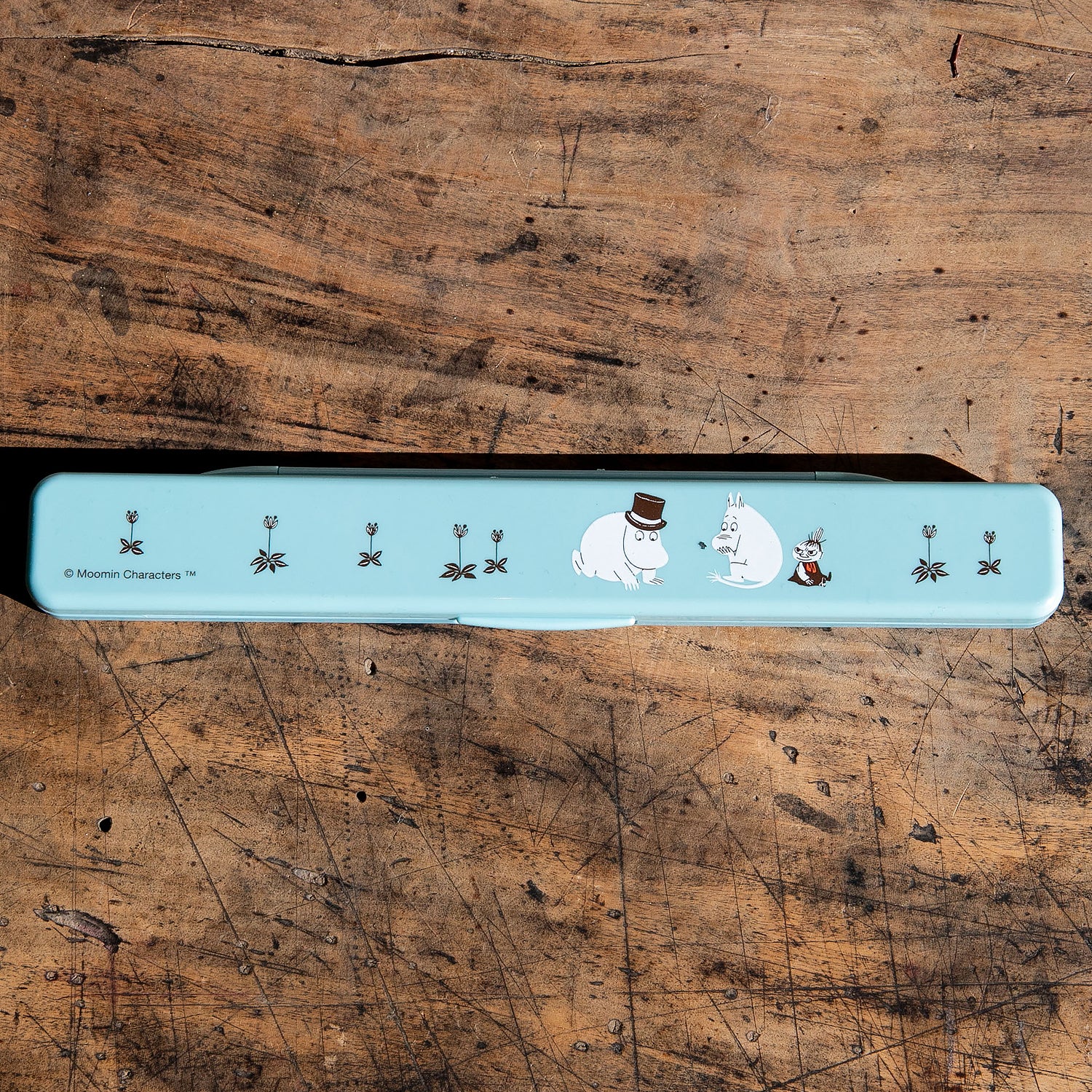 Moomin/ムーミン　ムーミン 抗菌音のならない箸・箸箱セット