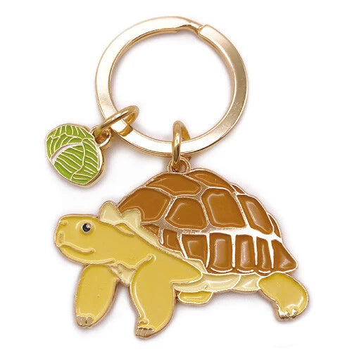 キーホルダー　アニマルキーリング リクガメ