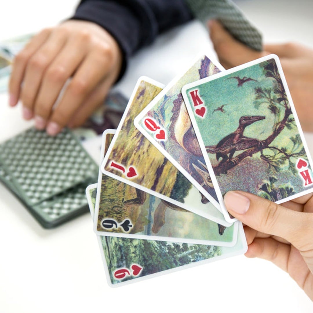 KIKKERLAND / キッカーランド　3D Dinosaur Playing Cards