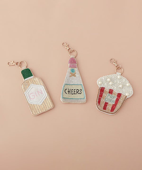 COTTAGE/コテージ　パーティー刺繍 キーポーチ GIN