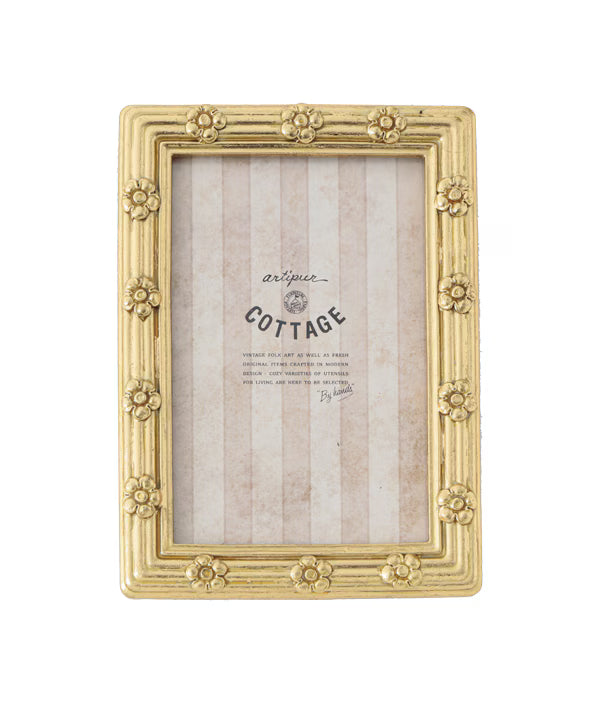 COTTAGE/コテージ　小花 フォトフレーム（ゴールド）