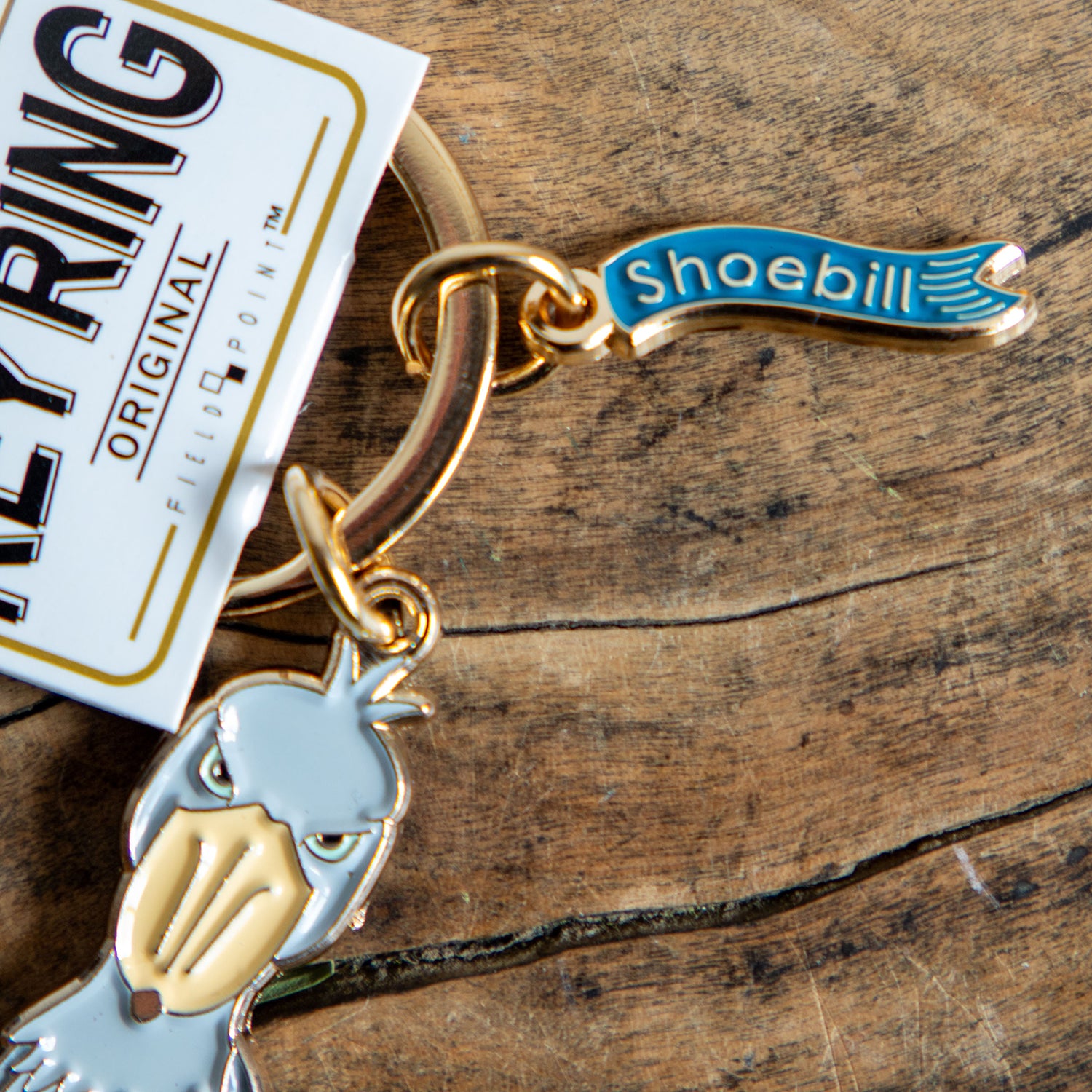 キーホルダー アニマルキーリング ハシビロコウ – ニコノマニマニ雑貨