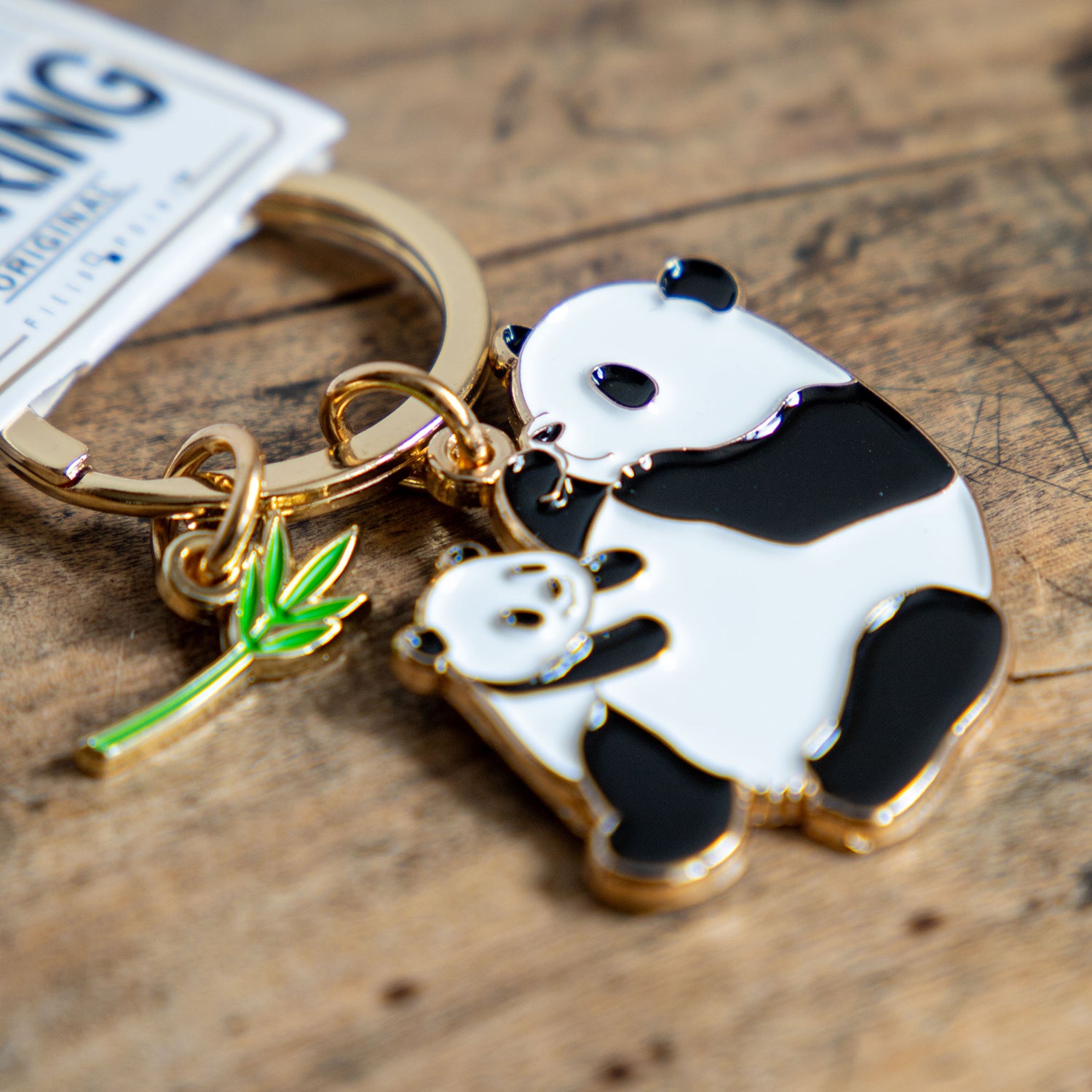 キーホルダー アニマルキーリング パンダ – ニコノマニマニ雑貨店