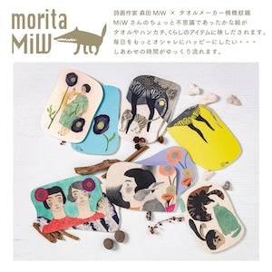 moritaMiW/モリタミウ　ポストカード blue flowers