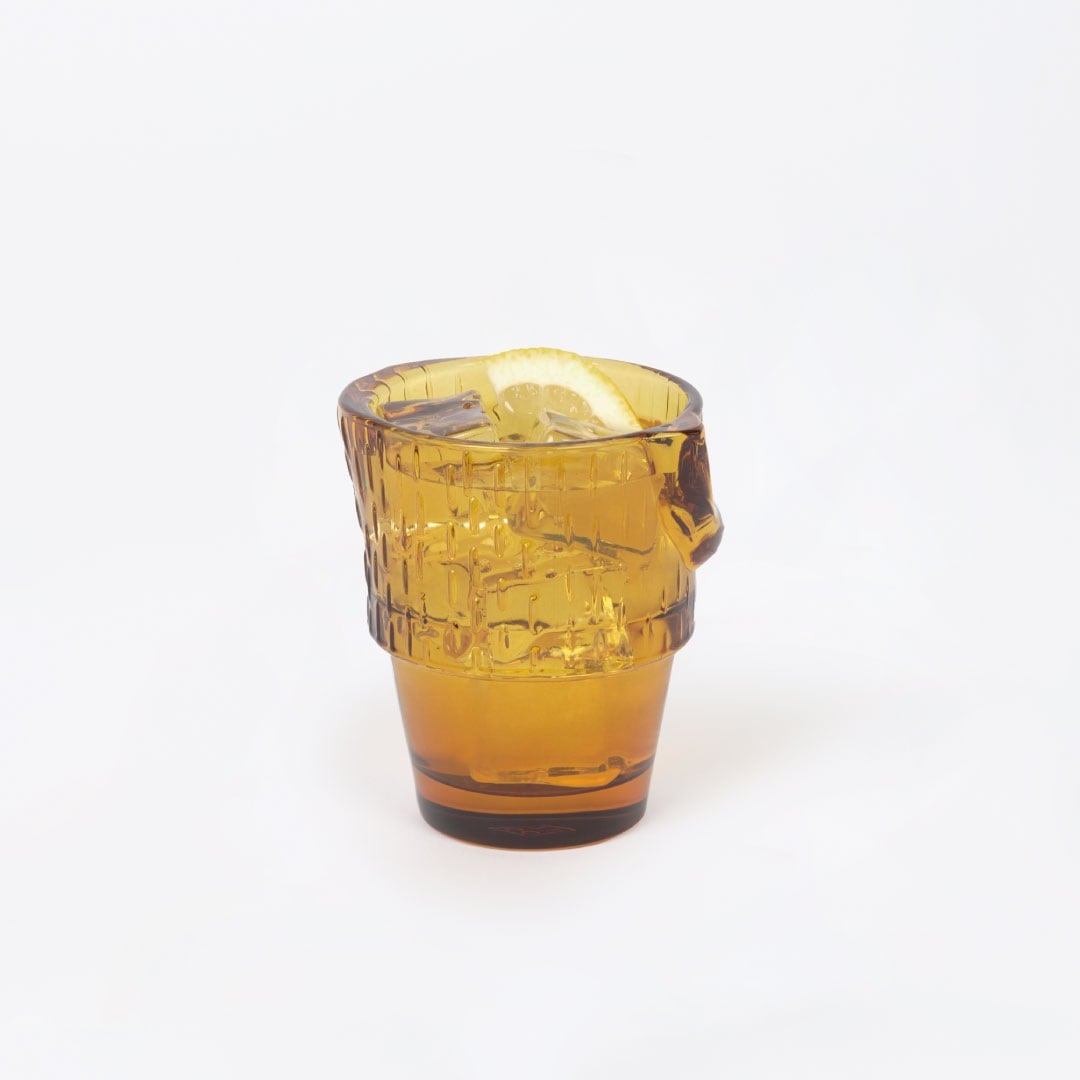 DOIY/ドーイ　キティ スタッキング グラス  ジンジャー  猫のグラス