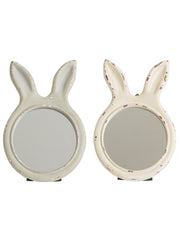 COTTAGE/コテージ　うさぎ スタンド付きミラー（2カラー）