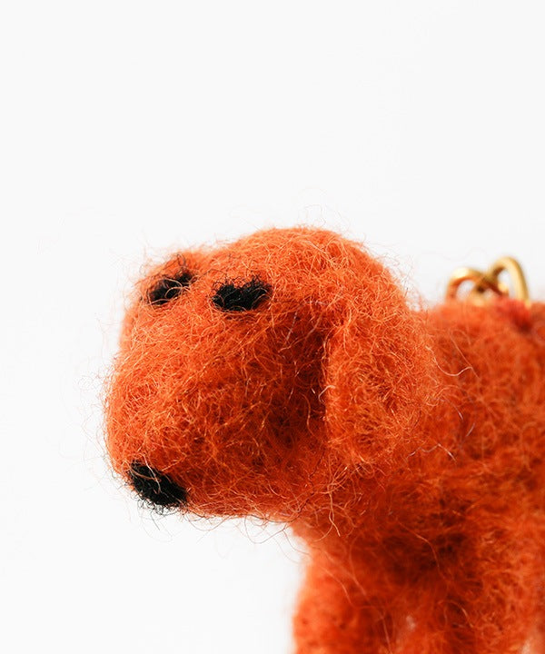 COTTAGE/コテージ　フェルトキーホルダー イヌ