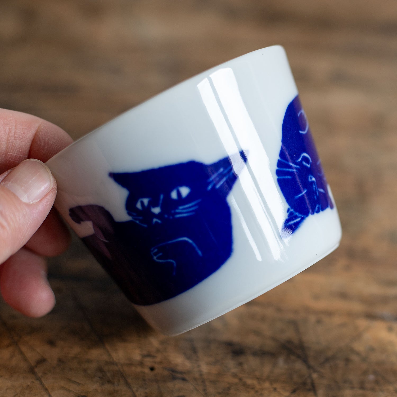 瀬戸焼 くろねこ そばちょこ – ニコノマニマニ雑貨店オンラインストア