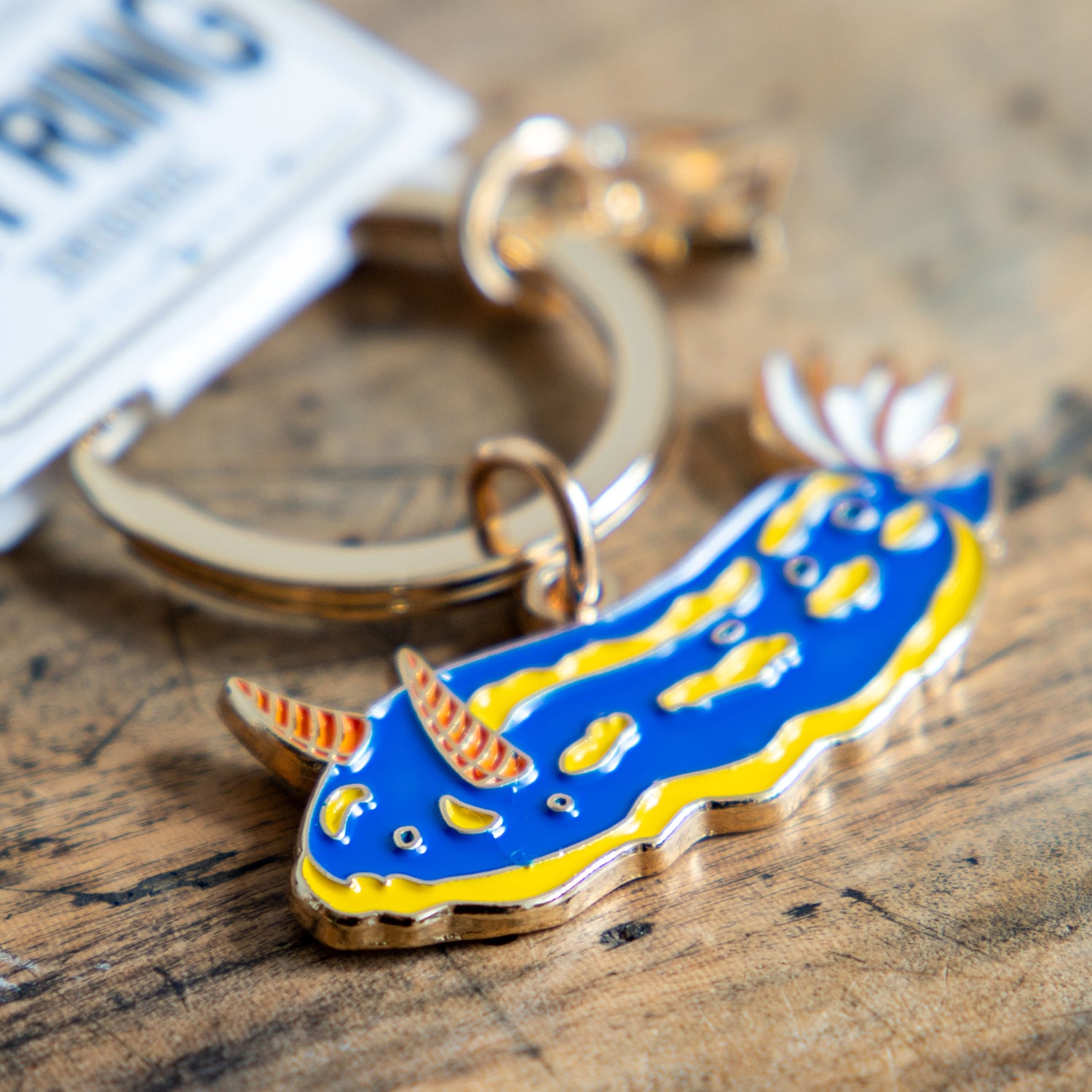 キーホルダー アクアチックキーリング ウミウシ – ニコノマニマニ雑貨