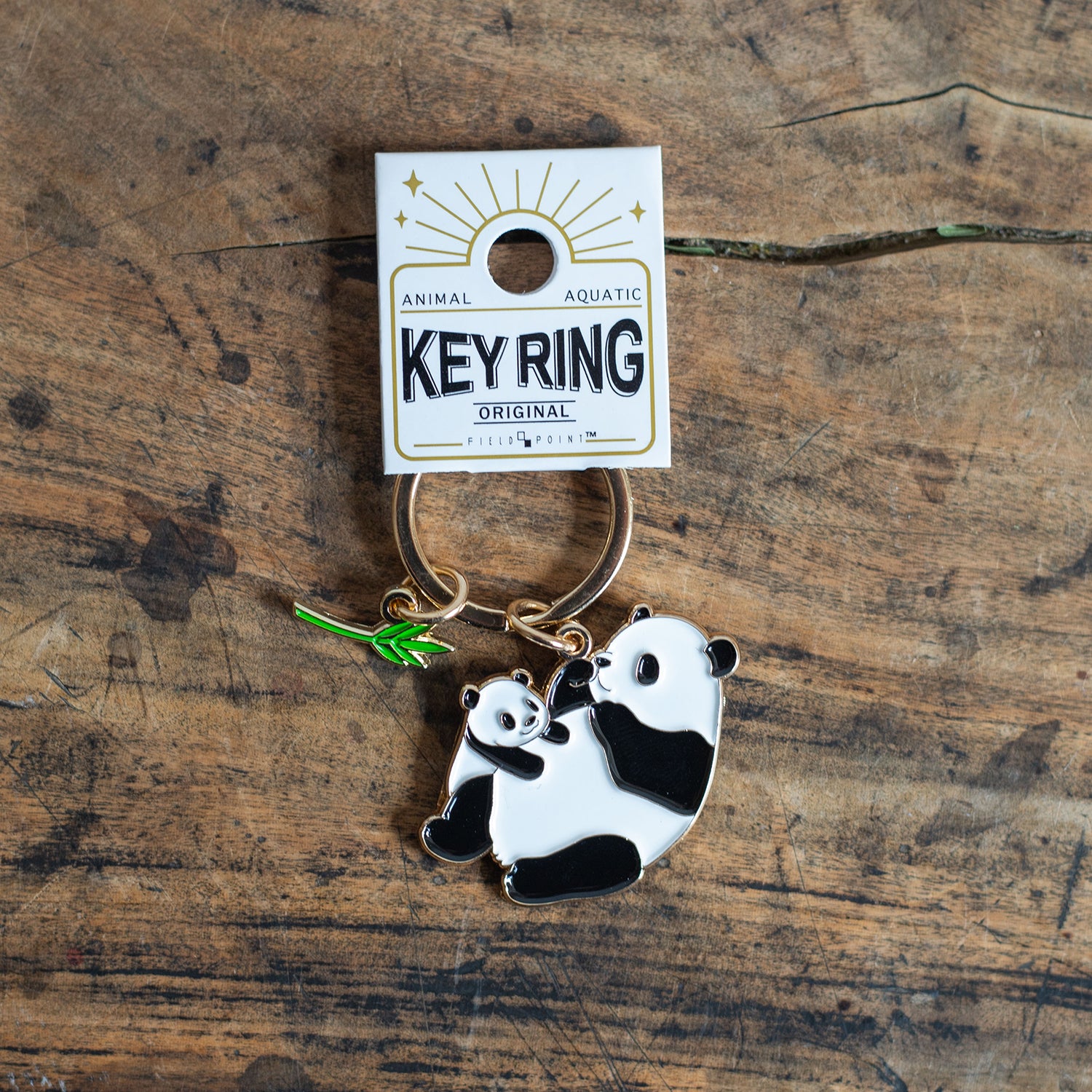 キーホルダー アニマルキーリング パンダ – ニコノマニマニ雑貨店