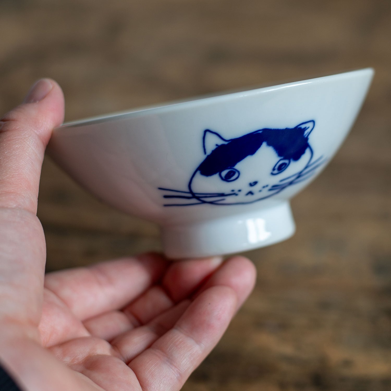 瀬戸焼 かおねこ 茶碗 Sサイズ – ニコノマニマニ雑貨店オンラインストア