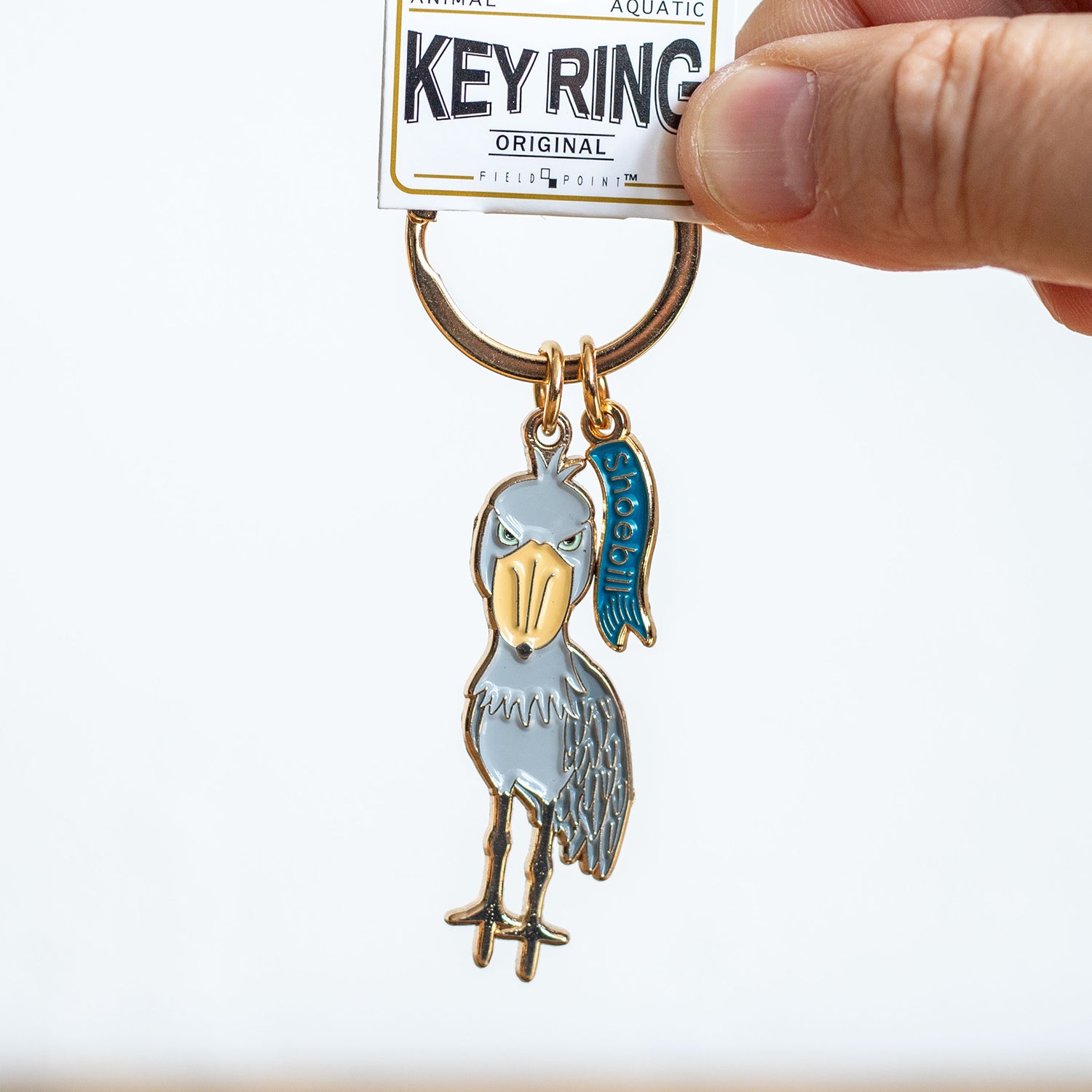 キーホルダー アニマルキーリング ハシビロコウ