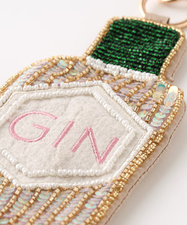 COTTAGE/コテージ　パーティー刺繍 キーポーチ GIN