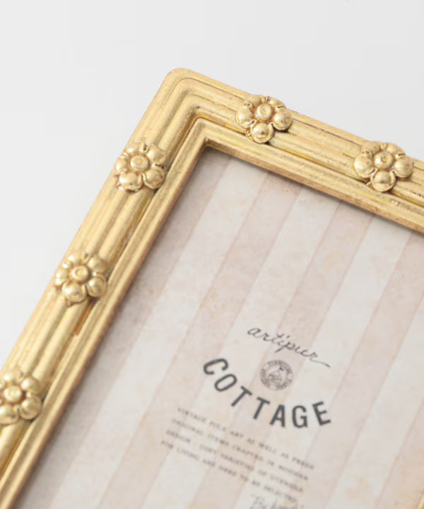 COTTAGE/コテージ　小花 フォトフレーム（ゴールド）