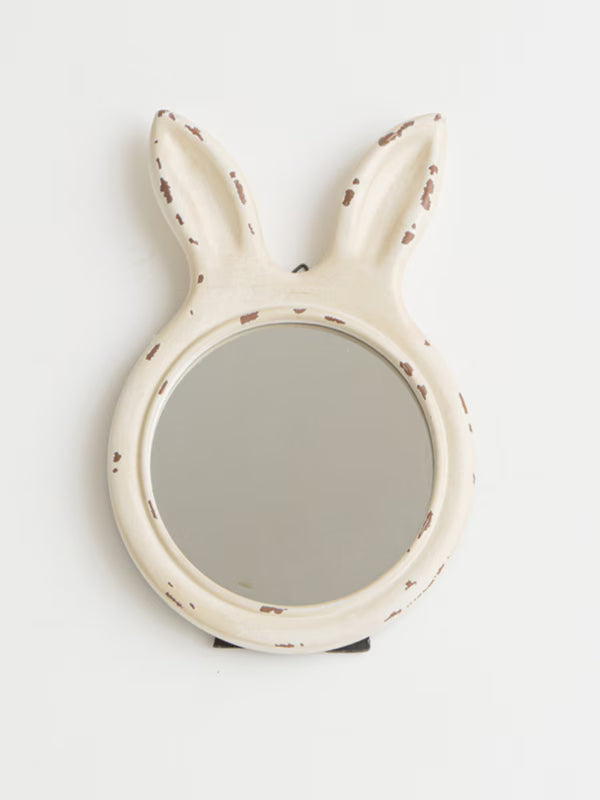 COTTAGE/コテージ　うさぎ スタンド付きミラー（2カラー）