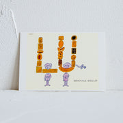 Raymond Savignac/レイモン・サヴィニャック　ポストカード (LU ジェネラルビスケット)