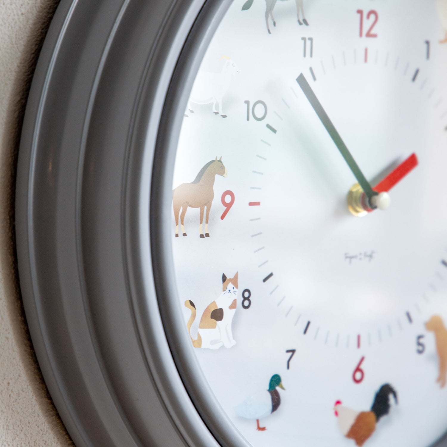 magnet / マグネット 動物たちのおしゃべり時計 TICKY TACKY CLOCK