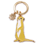 キーホルダー　アニマルキーリング ミーアキャット