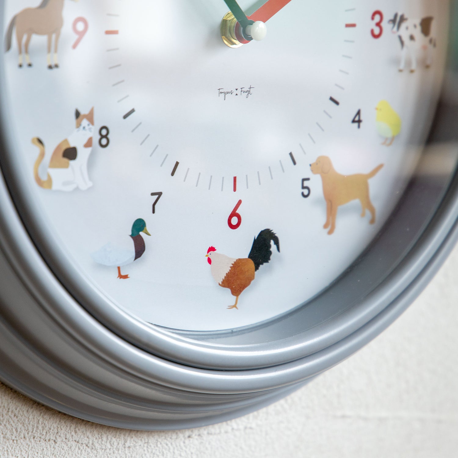magnet / マグネット 動物たちのおしゃべり時計 TICKY TACKY CLOCK