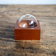 La Luz / ラ・ルース　ウッドフラワーベース　シングル　ブラウン