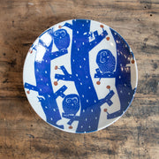 KATA KATA/カタカタ　倉敷意匠計画室　印判手 七寸皿 (ふくろう)