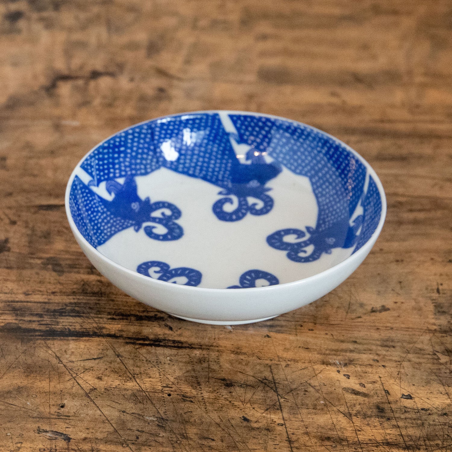 バッタデザイン 茶碗 清国・嘉慶年製 茶碗 清国・嘉慶年製 バッタデザイン